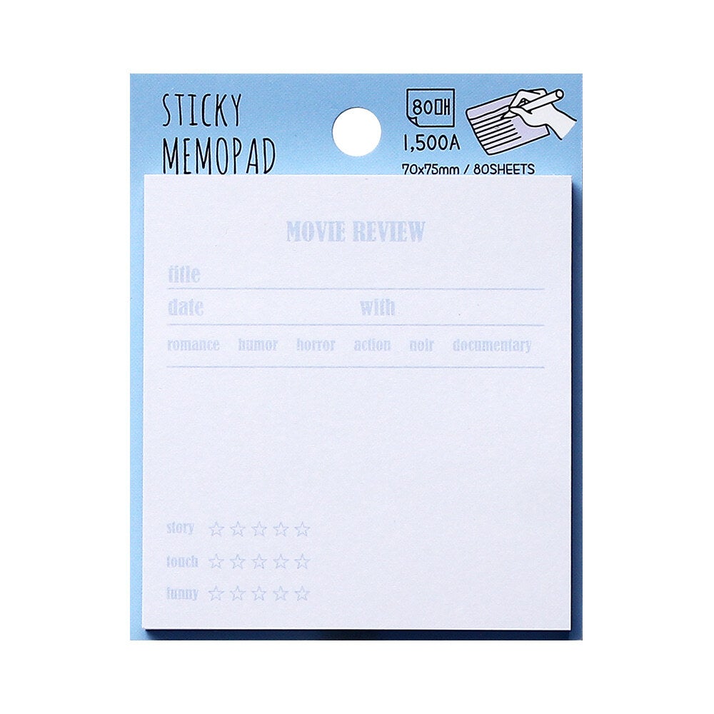 Popofancy Sticky Memopad Notes Blue Ver Main Image
