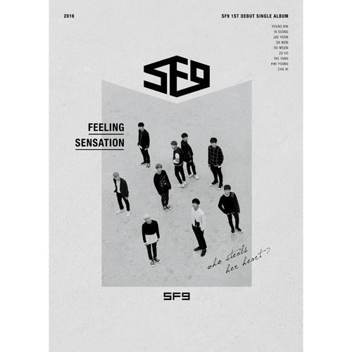 SF9 - Feeling Sensation Debut Single Album - main image