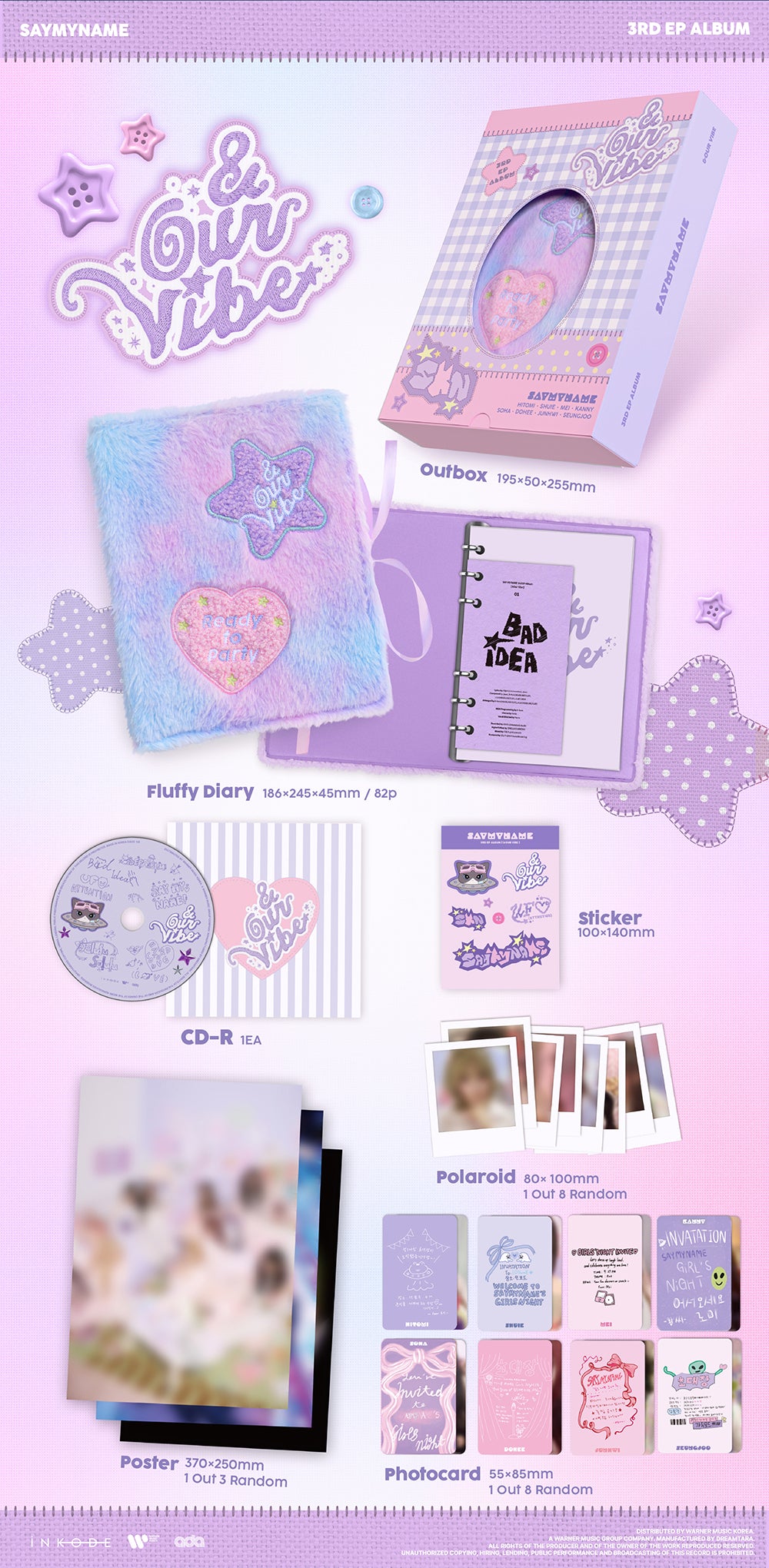 SAY MY NAME - &Our Vibe [3rd EP Album - OUR VIBE Ver.] - K PLACE