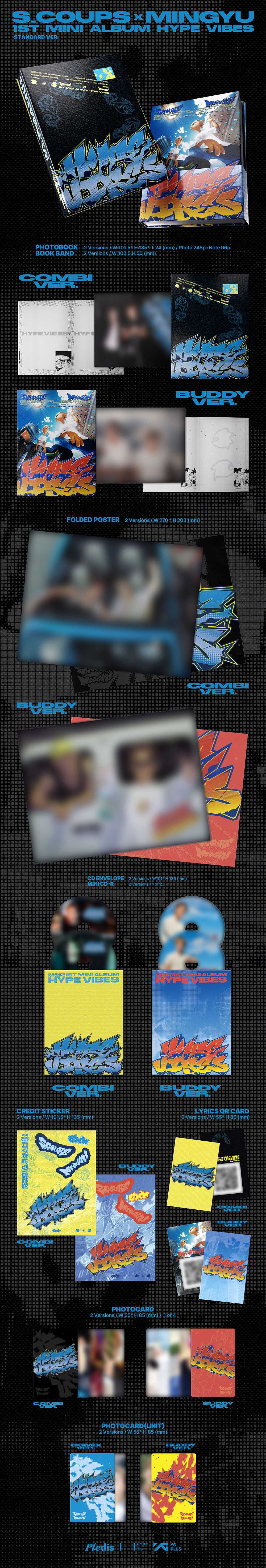 [PRE-ORDER] S.COUPS X MINGYU - HYPE VIBES [1st Mini Album]