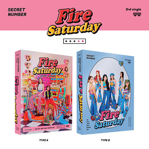 SECRET NUMBER - Fire Saturday 3rd Single Album - Standard Edition 2 variations main image