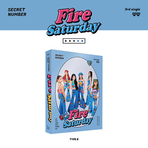 SECRET NUMBER - Fire Saturday 3rd Single Album - Standard Edition B version main image