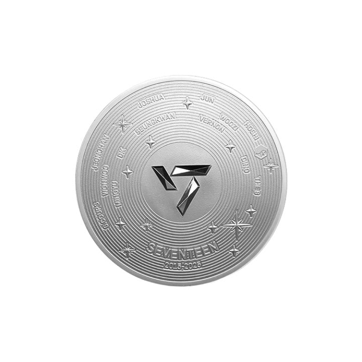 SEVENTEEN 10th Anniversary Commemorative Silver Medal main image