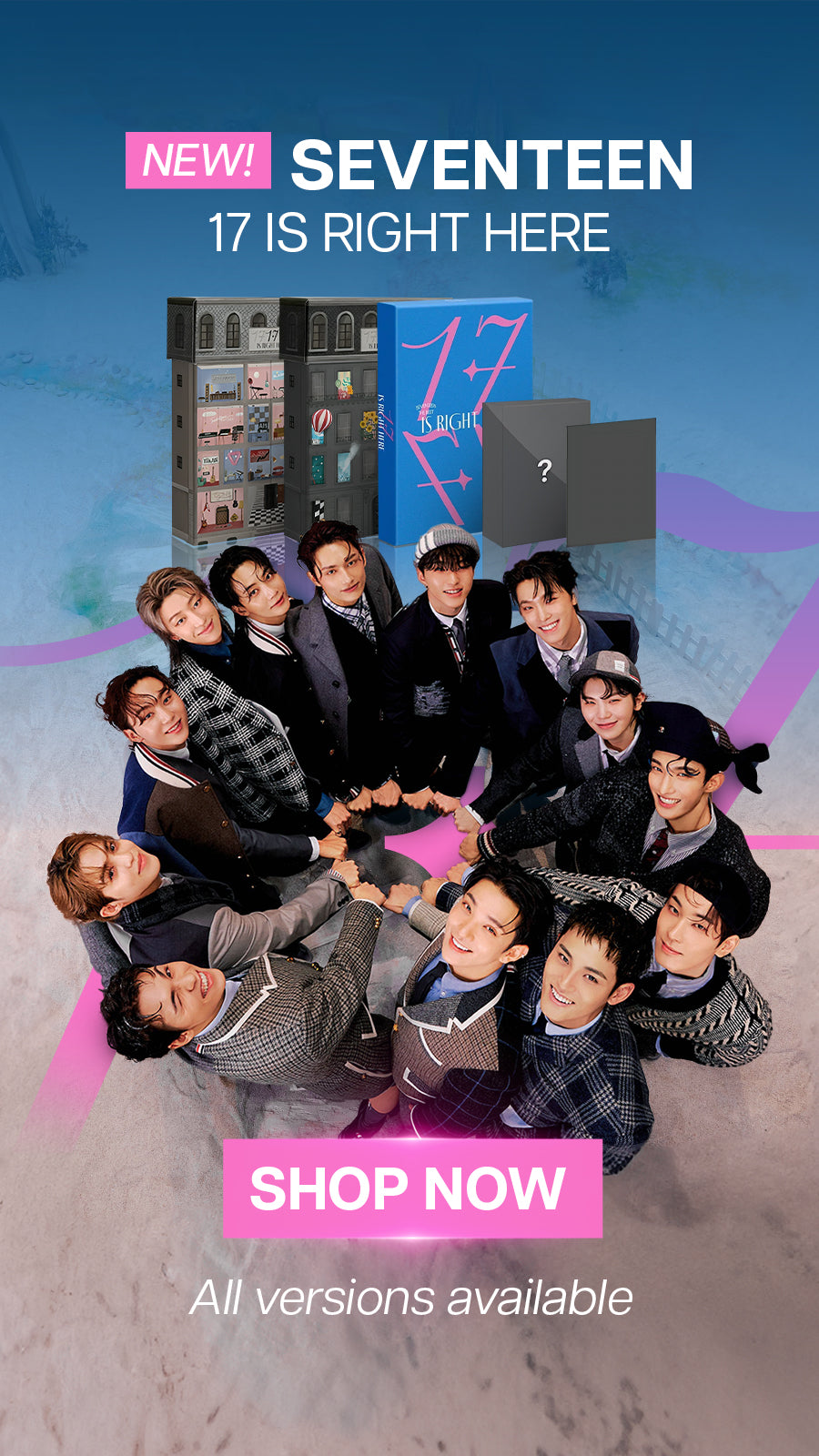 SEVENTEEN 17 IS RIGHT HERE Mobile Banner
