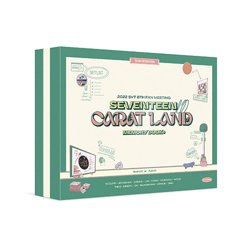 DVD SEVENTEEN in CARAT LAND MEMORY BOOK＋ SEVENTEEN - 2022 SEVENTEEN in CARAT LAND [Memory Book+ DVD] - K PLACE