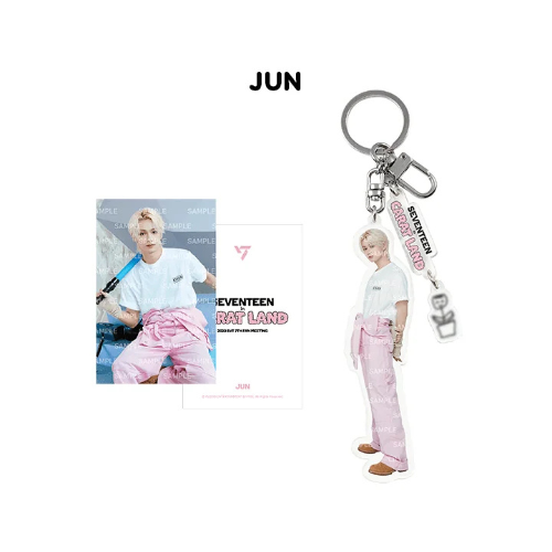 SEVENTEEN Acrylic Keyring 2023 SEVENTEEN in CARAT LAND Jun