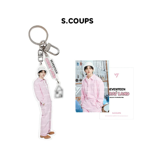 SEVENTEEN Acrylic Keyring 2023 SEVENTEEN in CARAT LAND SCoups