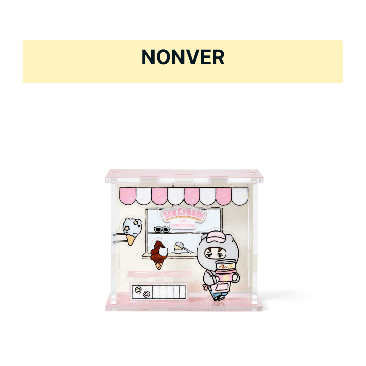 SEVENTEEN Acrylic Stand Ice Cream with MINITEEN Official MD NONVER - main image