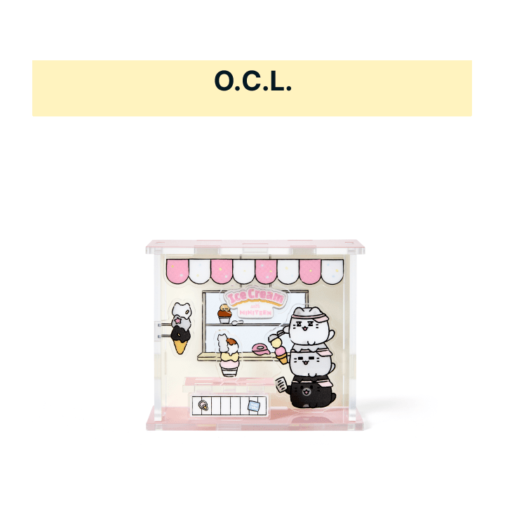 SEVENTEEN Acrylic Stand Ice Cream with MINITEEN Official MD OCL Ver - main image