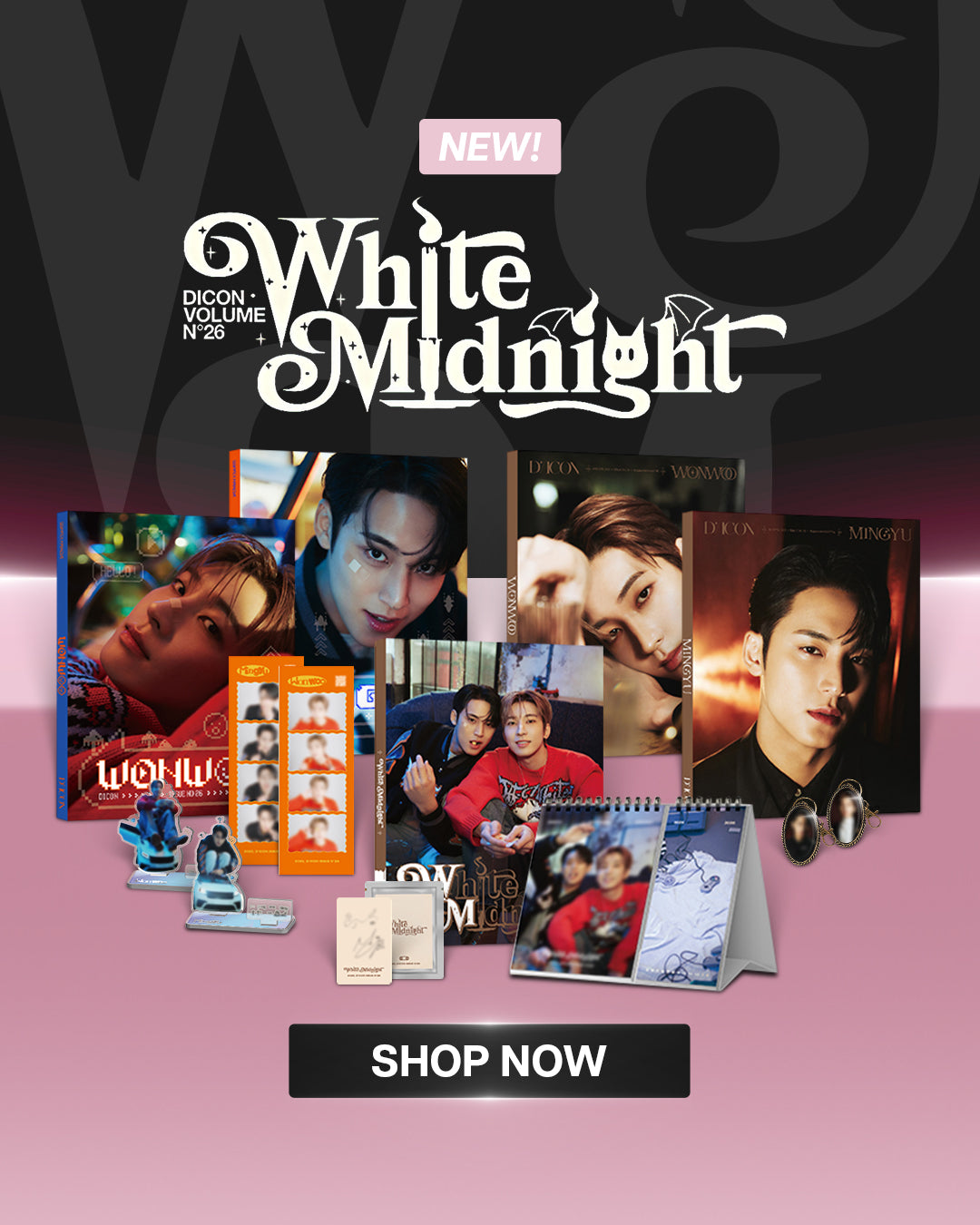 SEVENTEEN White Midnight Dicon Volume 26 Banner Mobile