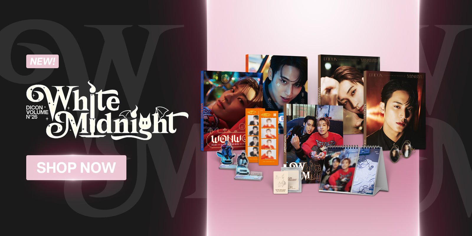 SEVENTEEN White Midnight Dicon Volume 26 Banner