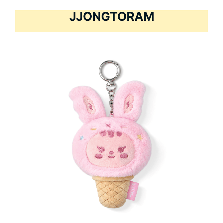 SEVENTEEN - Face Keyring [Ice Cream with MINITEEN Official MD] - K