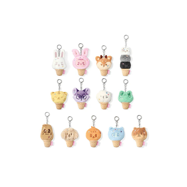 SEVENTEEN - Face Keyring [Ice Cream with MINITEEN Official MD] - K