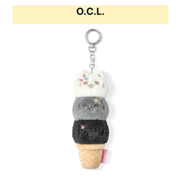 SEVENTEEN Face Keyring Ice Cream with MINITEEN Official MD OCL Ver - main image