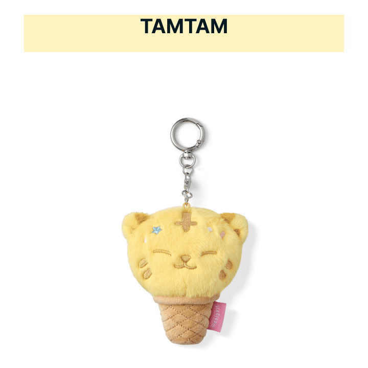 SEVENTEEN Face Keyring Ice Cream with MINITEEN Official MD TAMTAM Ver - main image