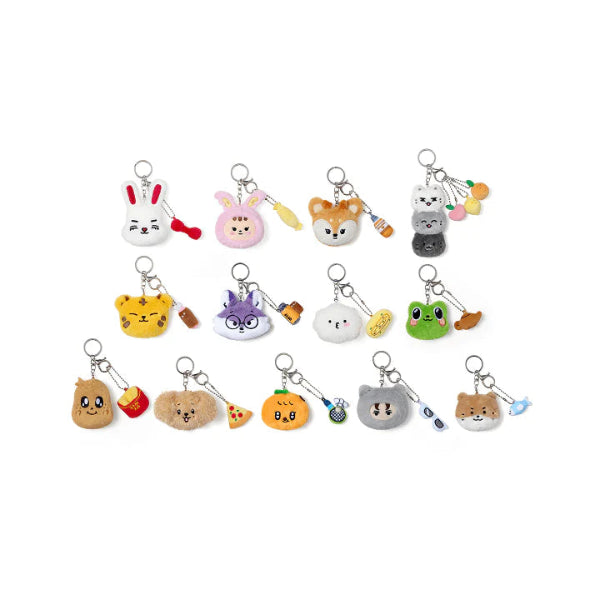 SEVENTEEN Face Plush Keyring MINITEEN House Party Official MD - Main Image