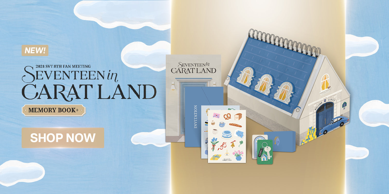 SEVENTEEN 2024 Carat Land Memory Book Banner