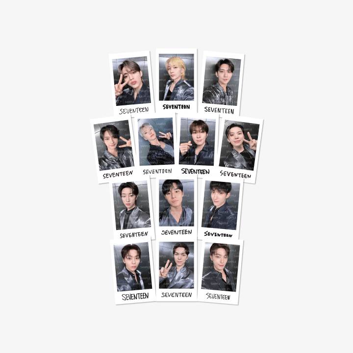 SEVENTEEN Instant Photo Sticker Card RIGHT HERE World Tour in Japan Official MD - main image