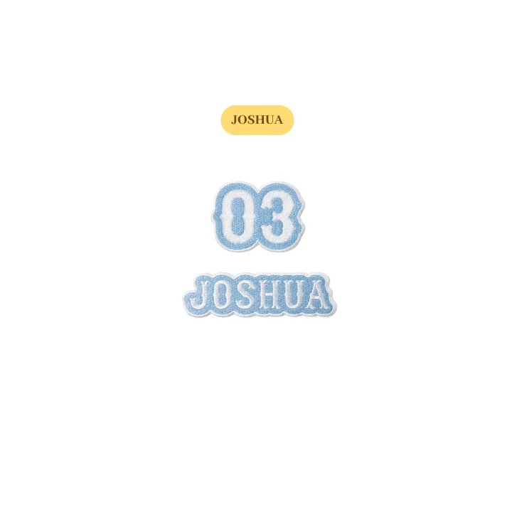 SEVENTEEN JEONGHAN X JOSHUA Patch JOURNEY INTO DREAMING Official MD JOSHUA Ver - main image