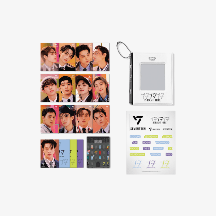SEVENTEEN - Lenticular Mini Card Binder [17 IS RIGHT HERE Official SEVENTEEN - Lenticular Mini Card Binder [17 IS RIGHT HERE Official