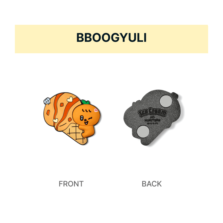SEVENTEEN Metal Magnet Ice Cream with MINITEEN Official MD BBOOGYULI Ver - main image