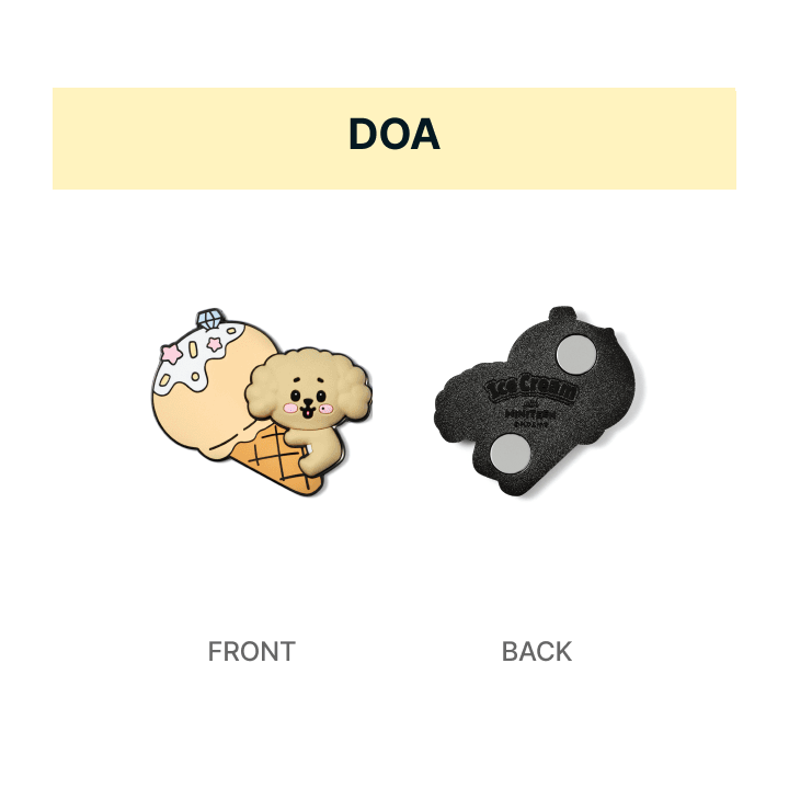 SEVENTEEN Metal Magnet Ice Cream with MINITEEN Official MD DOA Ver - main image