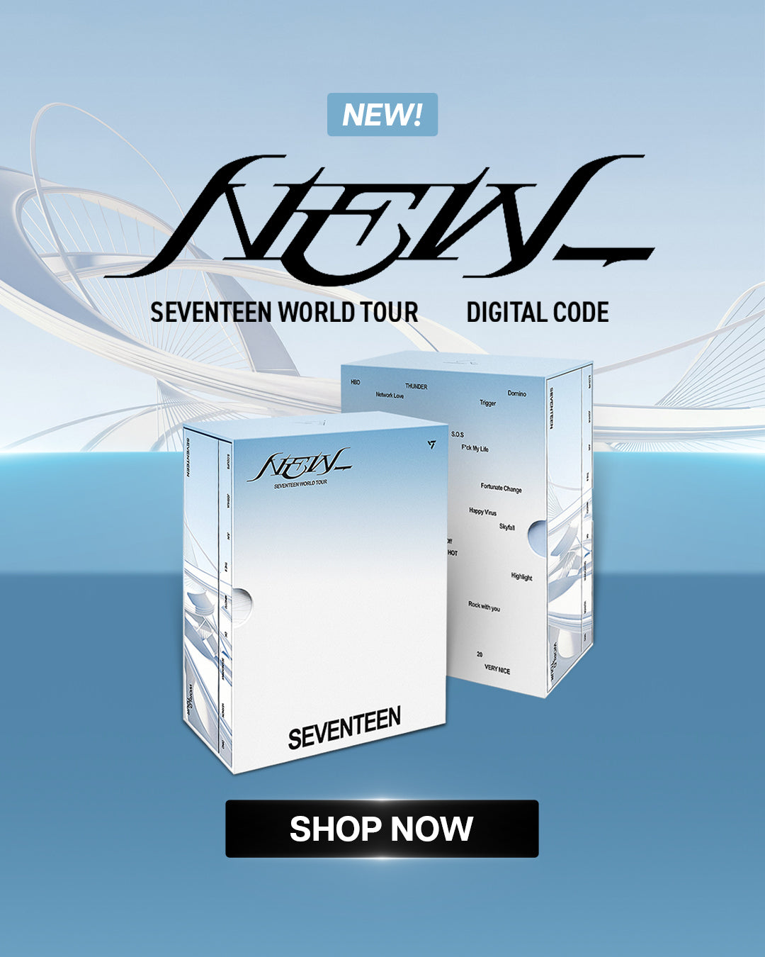 SEVENTEEN NEW Digital Code - Mobile Banner