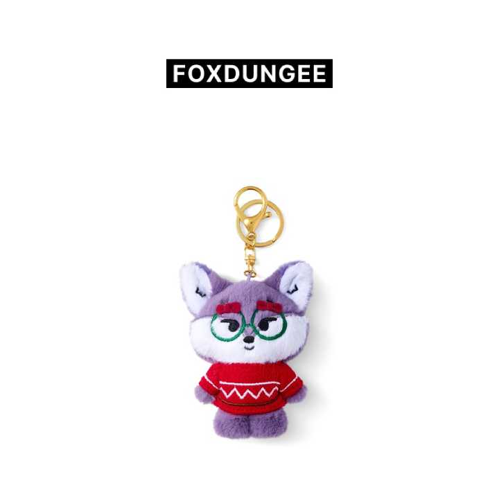SEVENTEEN Plush Keyring HOLIDAY with MINITEEN Official MD - FOXDUNGEE Version