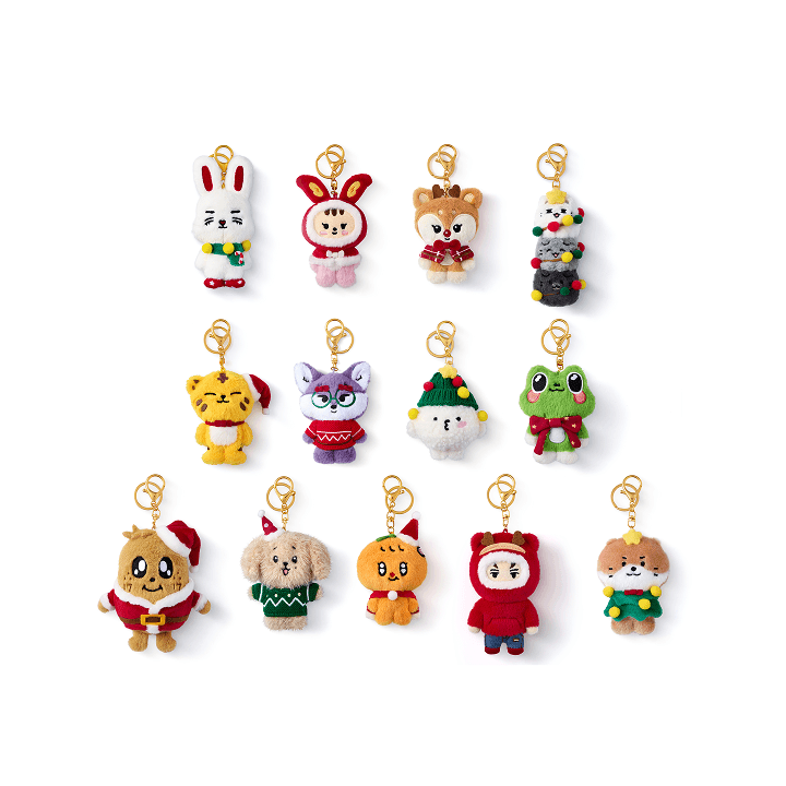SEVENTEEN Plush Keyring HOLIDAY with MINITEEN Official MD - main image