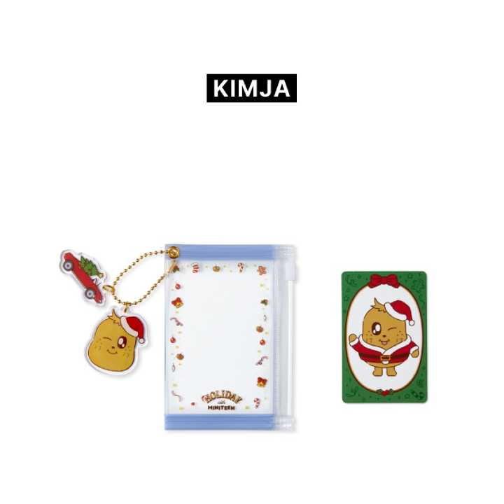 SEVENTEEN PVC Pouch Photo Holder HOLIDAY with MINITEEN Official MD - KIMJA Version