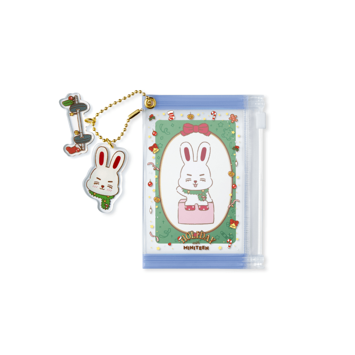 SEVENTEEN PVC Pouch Photo Holder HOLIDAY with MINITEEN Official MD - main image