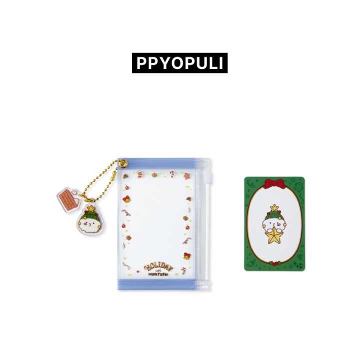 SEVENTEEN PVC Pouch Photo Holder HOLIDAY with MINITEEN Official MD - PPYOPULI Version