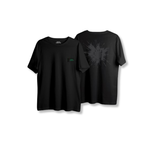 SEVENTEEN Short Sleeve T-Shirt Happy Burstday Pop-Up Official MD - Black Ver