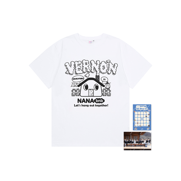 SEVENTEEN 公式 Tシャツ バーノン VERNON T-shirt Xkpopfans Seventeen T-Shirt Album Same Style Tshirts Woozi