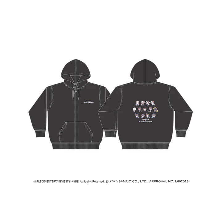 SEVENTEEN Zip Hoodie SEVENTEEN x SANRIO CHARACTERS Collaboration Official MD - main image