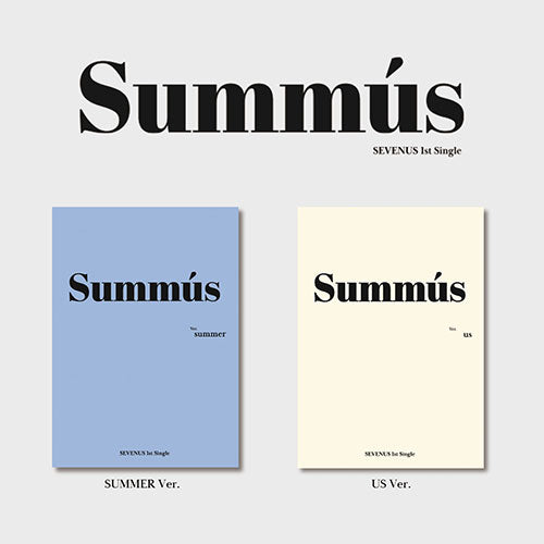 SEVENUS Summus 1st single album - 2 variations main image