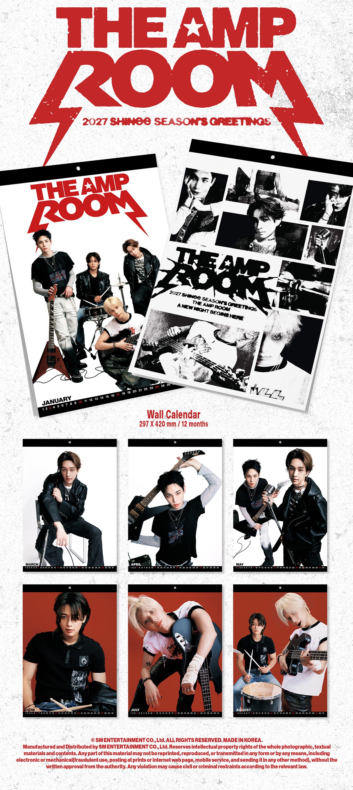 [PRE-ORDER] SHINee - 2027 Season's Greetings Set [THE AMP ROOM] gallery image 2