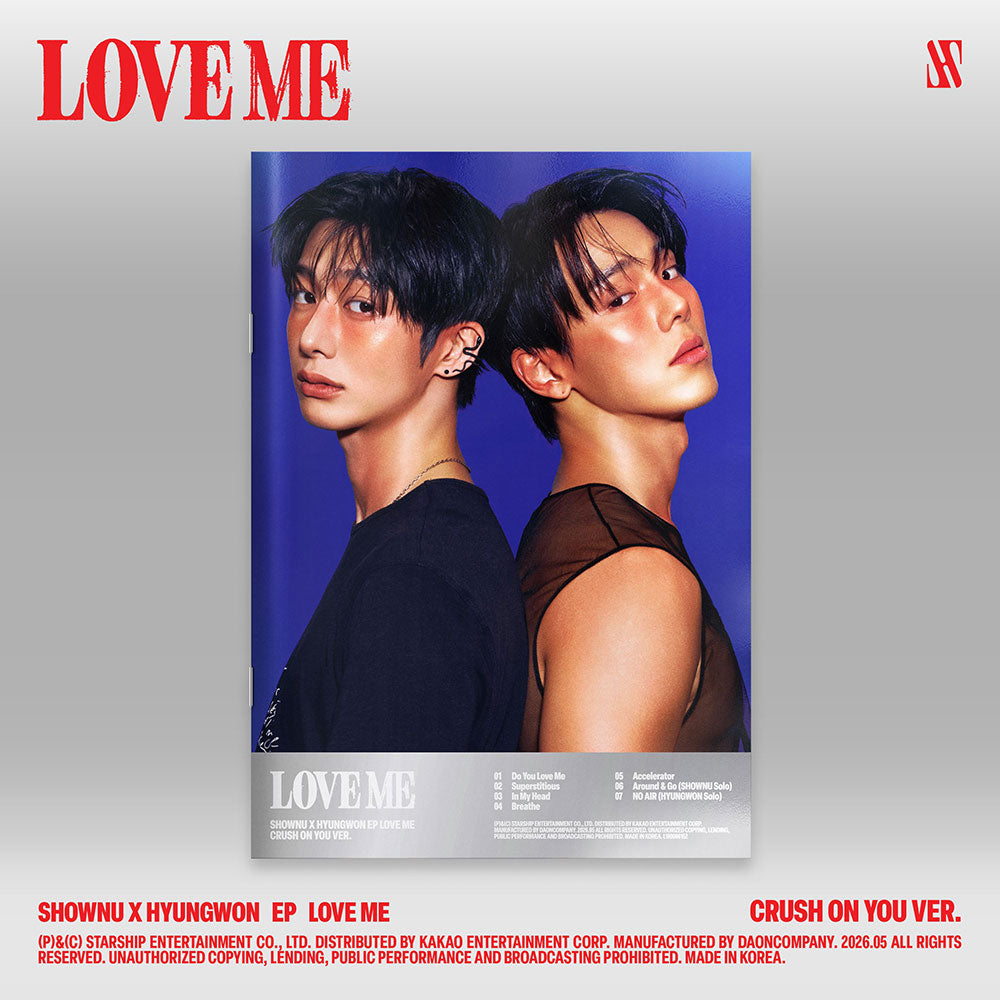 SHOWNU X HYUNGWON LOVE ME EP Album CRUSH ON YOU Ver - Main Image