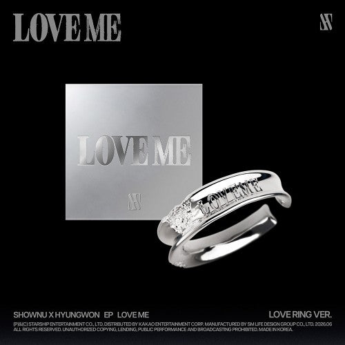 SHOWNU X HYUNGWON LOVE ME EP Album Limited Edition LOVE RING Ver - main image