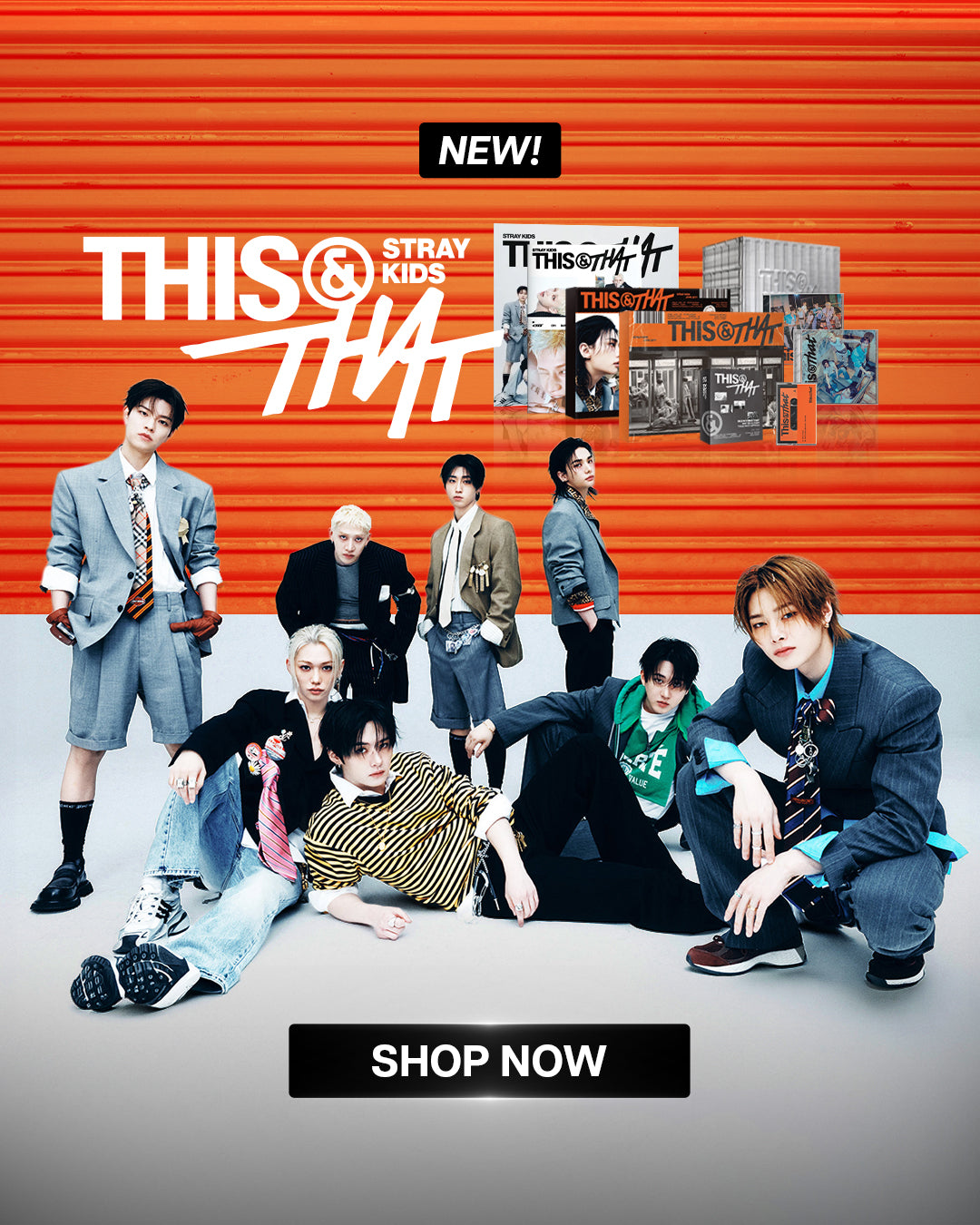 Stray Kids THIS AND THAT Album - Mobile Banner
