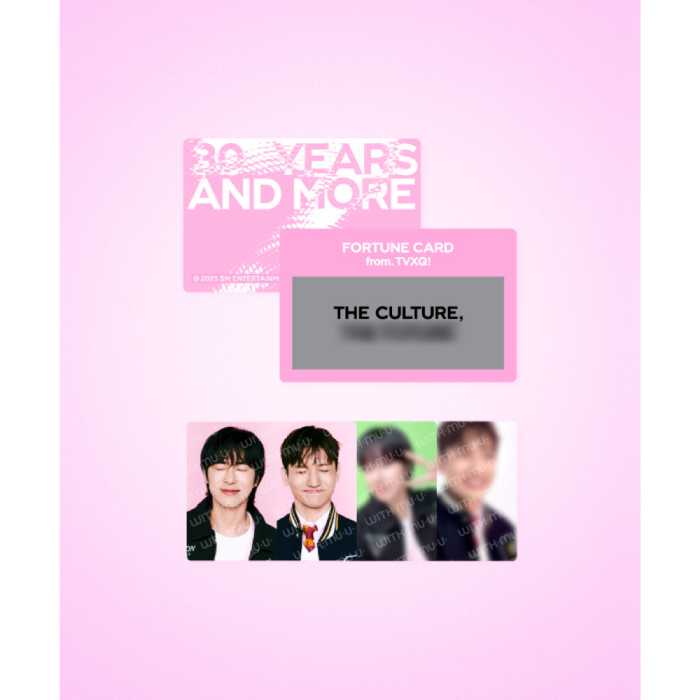 SMTOWN Live 2025 Official Merchandise - Fortune Scratch Card