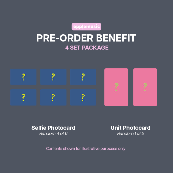STAYC 2 LOVE 6th Single Album - Apple Music Set POBs