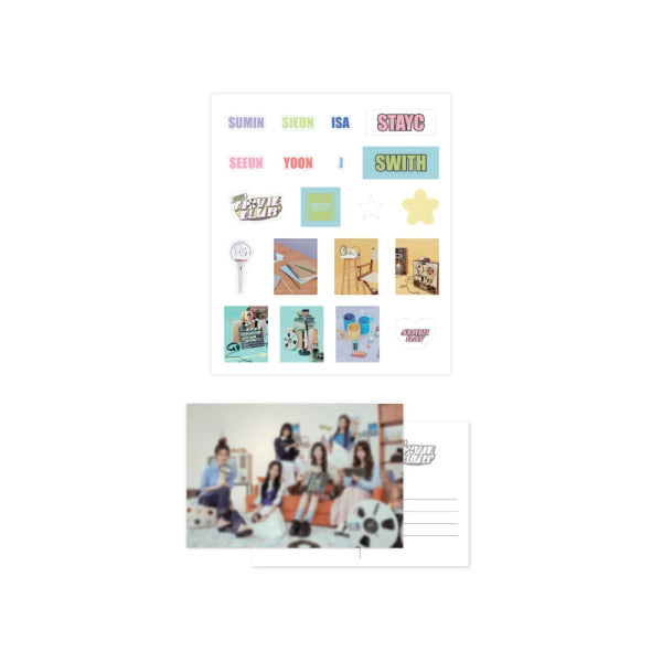 STAYC Diary Deco Sticker and Postcard 2024 Fanmeeting STAYC MOVIE CLUB Official MD - main image