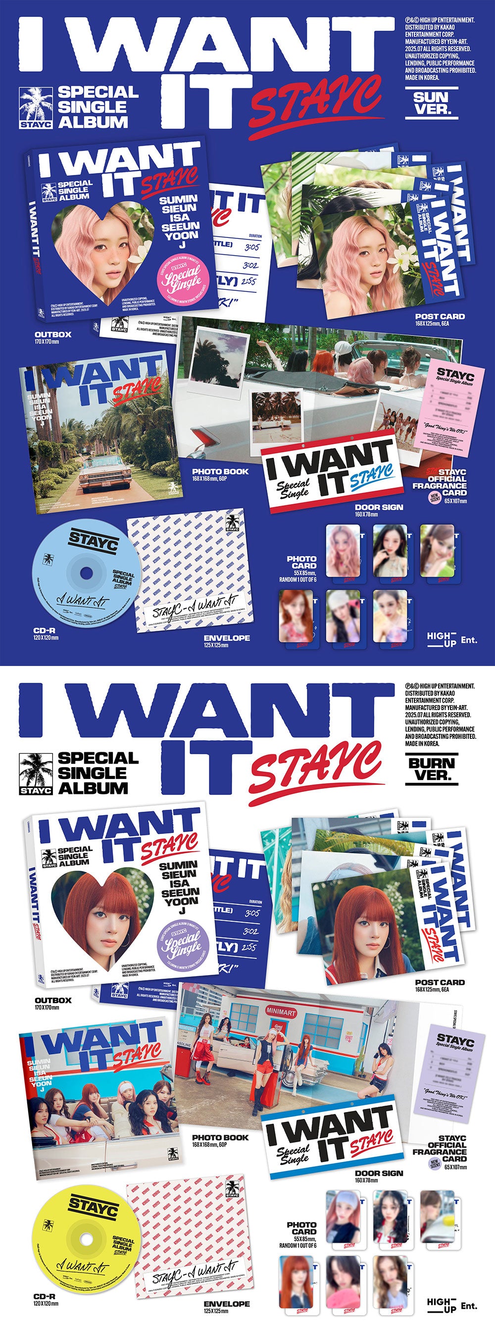 STAYC - I WANT IT [1st Special Single Album]