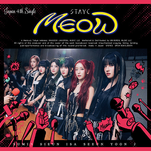 STAYC Meow 4th JP Single Album - Regular Edition main image