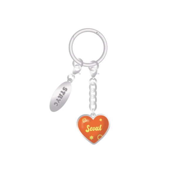 STAYC Seoul Metal Key Ring 1st World Tour TEENFRESH Official MD - main image