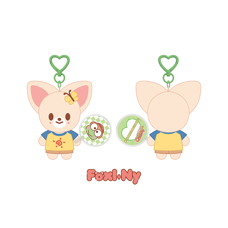 Stray Kids 10CM Plush Mini Picket Ver SKZOO X SANRIO CHARACTERS Official MD - FoxI Ny Ver - main image
