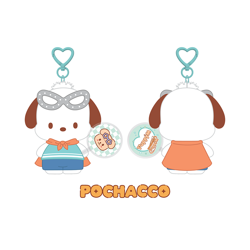 Stray Kids 10CM Plush Mini Picket Ver SKZOO X SANRIO CHARACTERS Official MD - POCHACCO Ver - main image