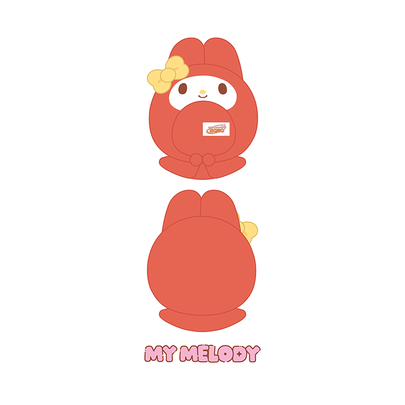 Stray Kids 10CM SKZOO Plush Outfit SANRIO CHARACTERS Ver SKZOO X SANRIO CHARACTERS Official MD - MY MELODY Ver - main image