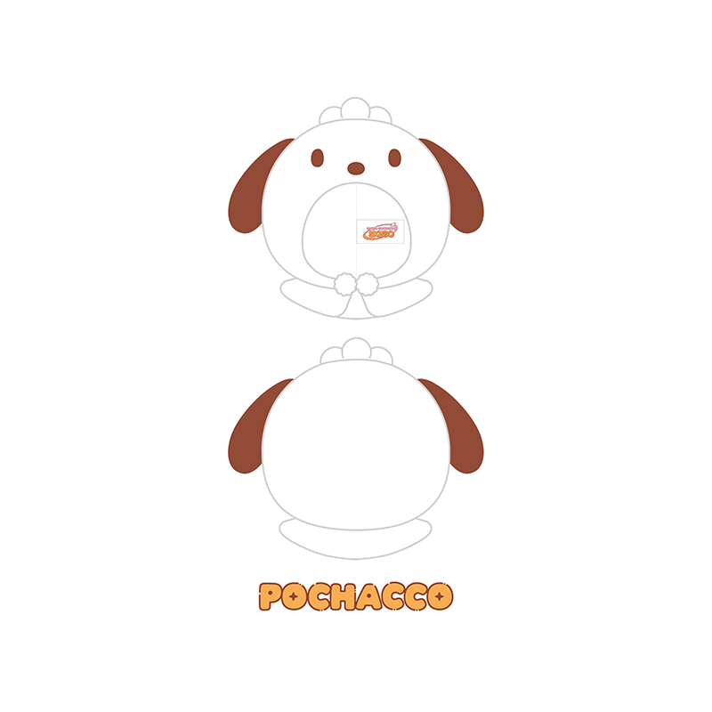 Stray Kids 10CM SKZOO Plush Outfit SANRIO CHARACTERS Ver SKZOO X SANRIO CHARACTERS Official MD - POCHACCO Ver - main image